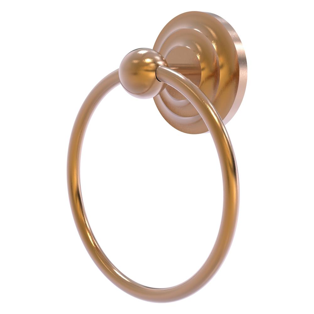 QN-16-BBR Que New Collection Towel Ring, Brushed Bronze