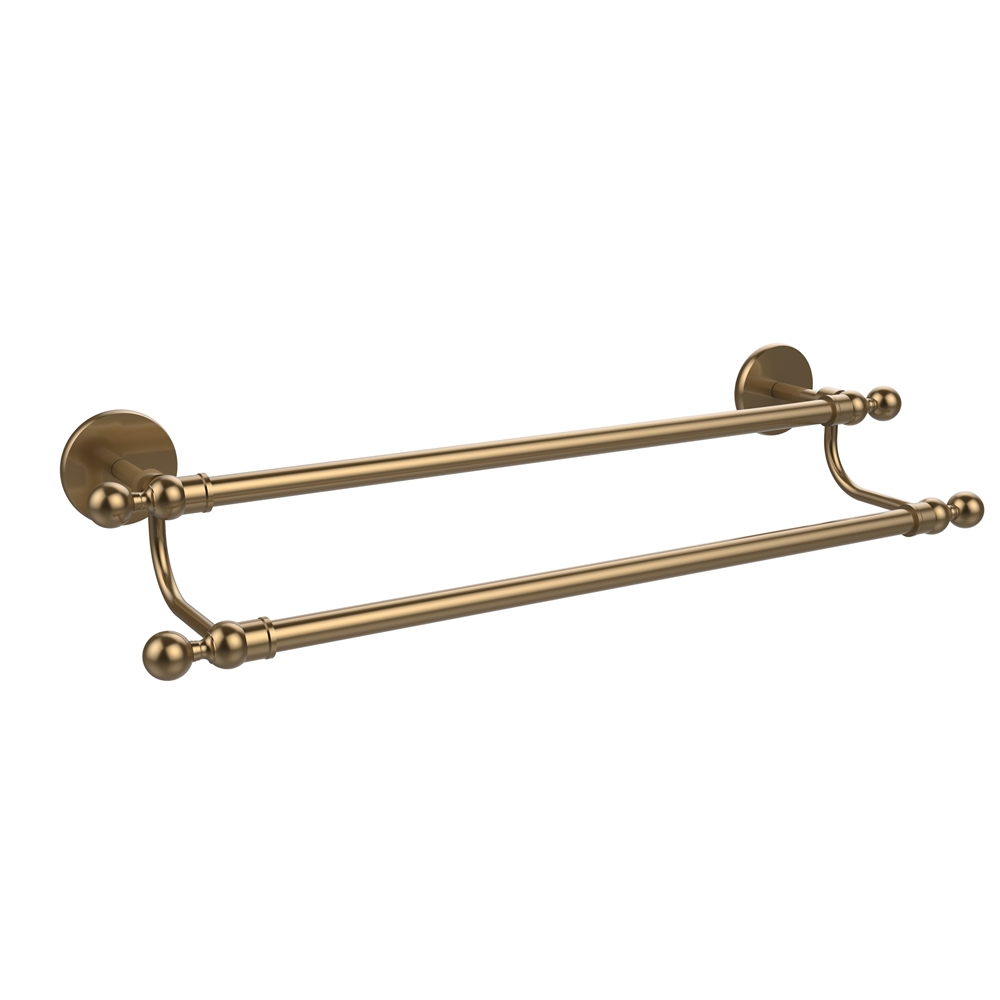 1072/18-BBR Skyline Collection 18 Inch Double Towel Bar, Brushed Bronze