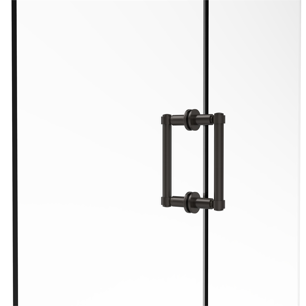 405-6BB-ORB Contemporary 6 Inch Back to Back Shower Door Pull, Oil Rubbed Bronze