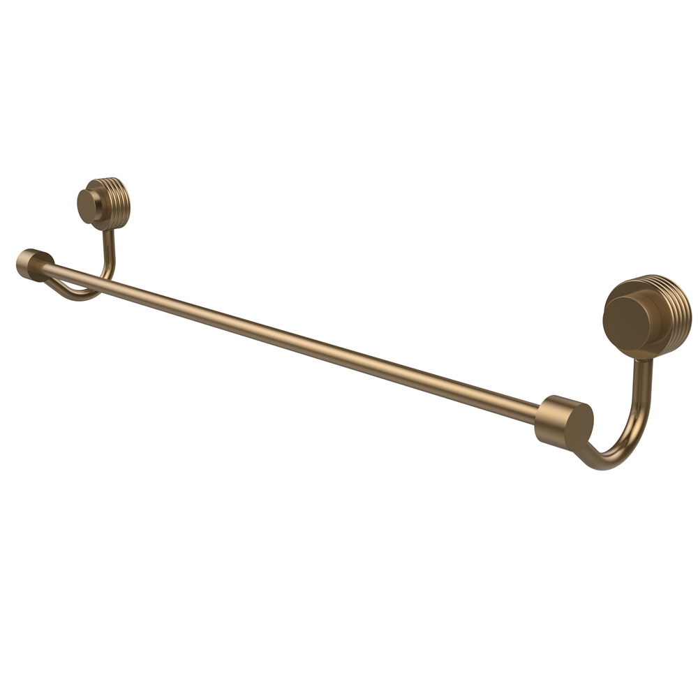 421G/18-BBR Venus Collection 18 Inch Towel Bar with Groovy Accent, Brushed Bronze