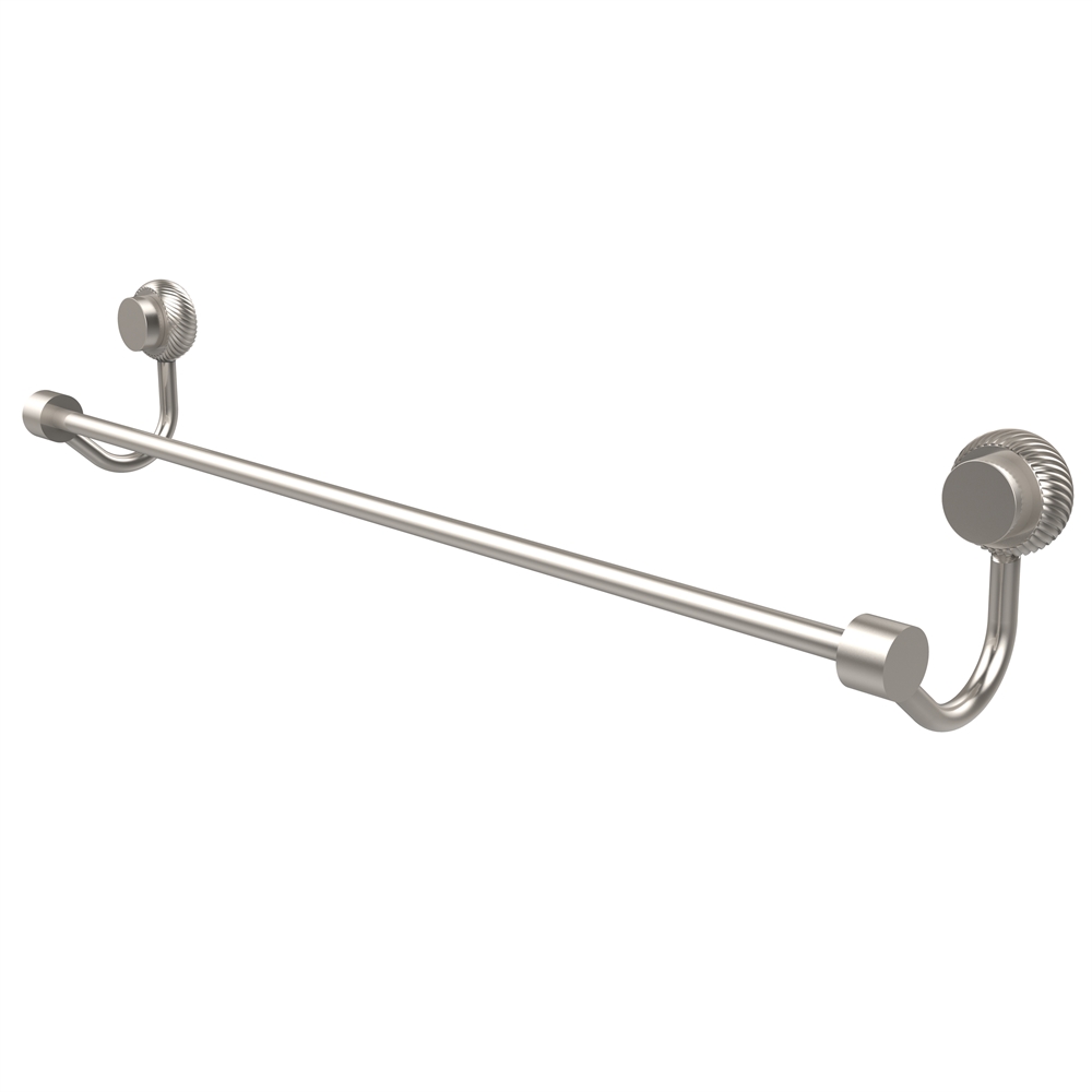 421T/36-SN Venus Collection 36 Inch Towel Bar with Twist Accent, Satin Nickel