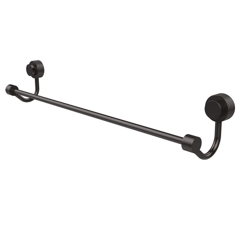 421G/30-ORB Venus Collection 30 Inch Towel Bar with Groovy Accent, Oil Rubbed Bronze
