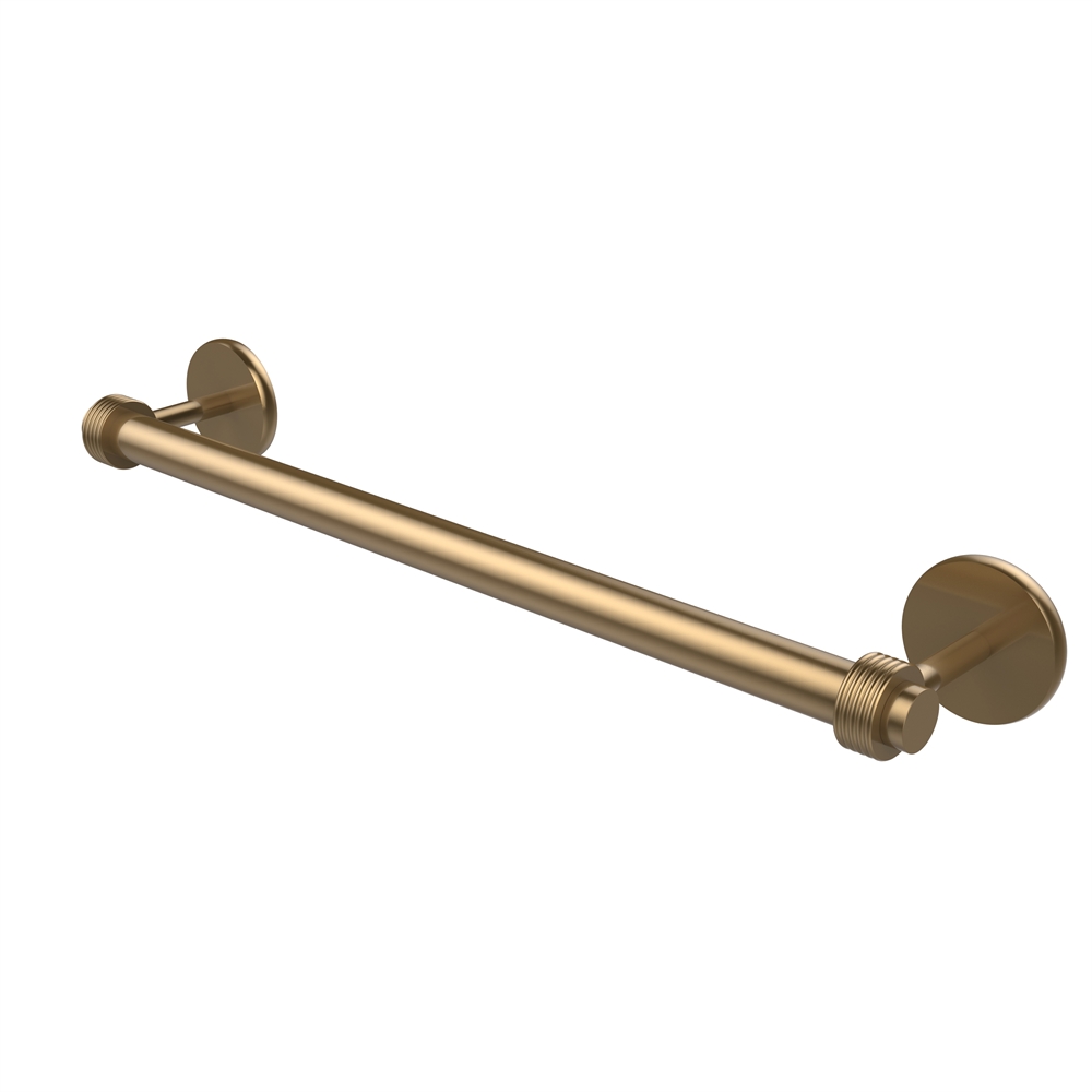 7251G/30-BBR Satellite Orbit Two Collection 30 Inch Towel Bar with Groovy Detail, Brushed Bronze