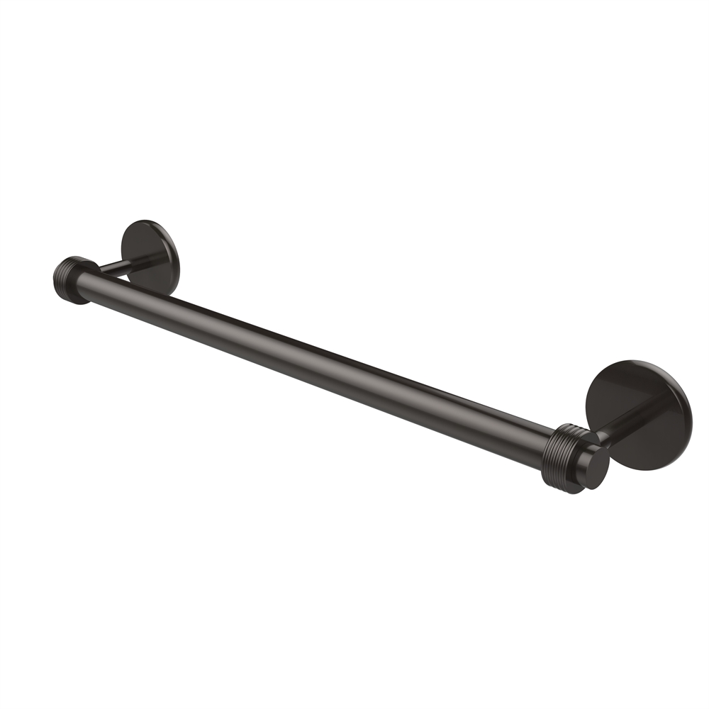 7251G/18-ORB Satellite Orbit Two Collection 18 Inch Towel Bar with Groovy Detail, Oil Rubbed Bronze