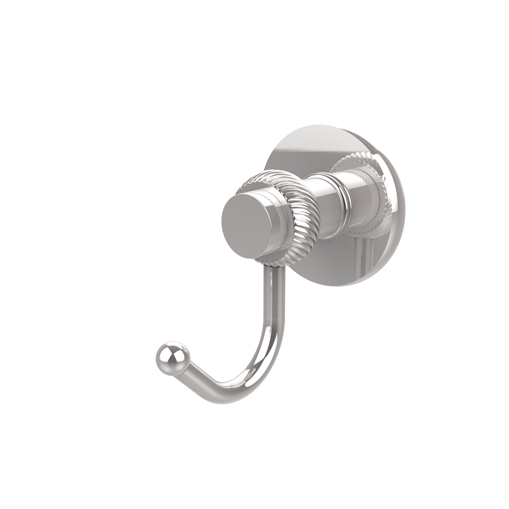 920T-PC Mercury Collection Robe Hook with Twisted Accents, Polished Chrome