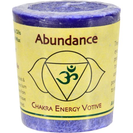 Aloha Bay - Chakra Votive Candle - Abundance - Case of 12 - 2 oz (12x2 OZ)