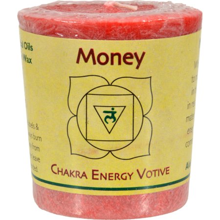 Aloha Bay - Chakra Votive Candle - Money - Case of 12 - 2 oz (12x2 OZ)