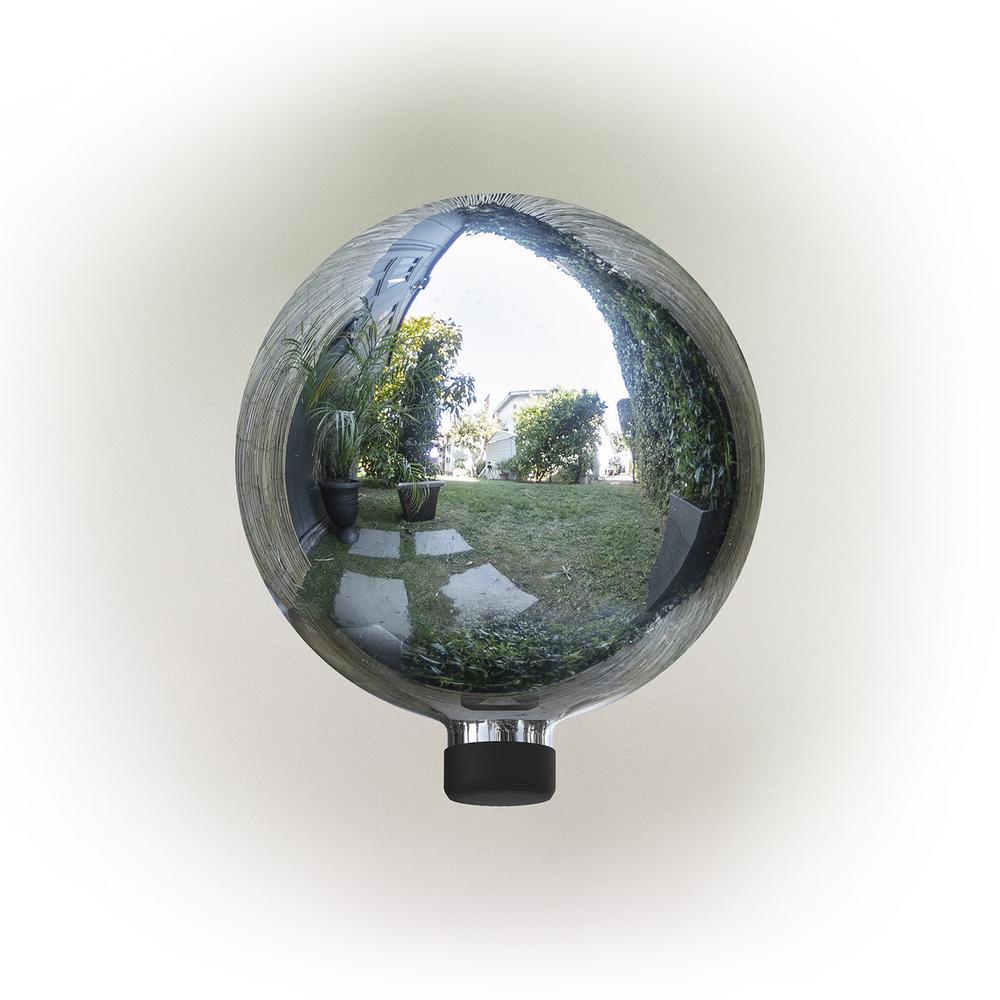 Silver Glass Gazing Globe