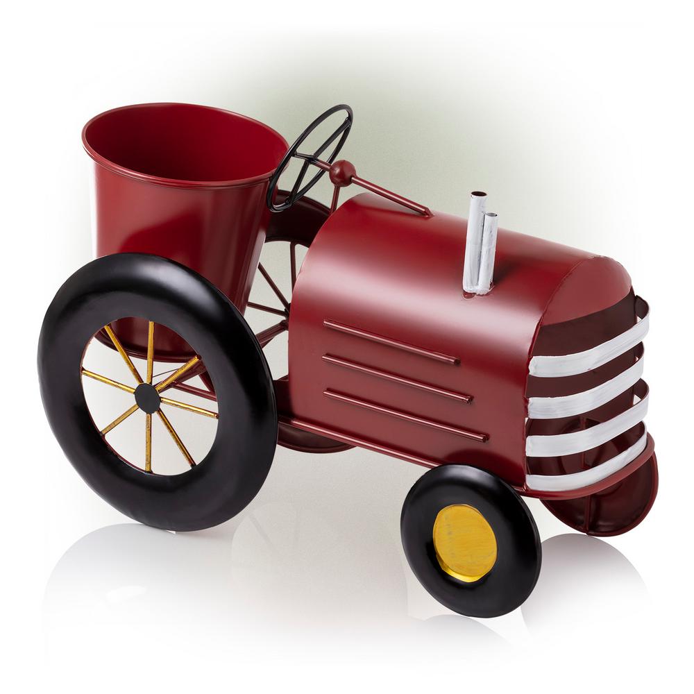 Red Tractor Planter