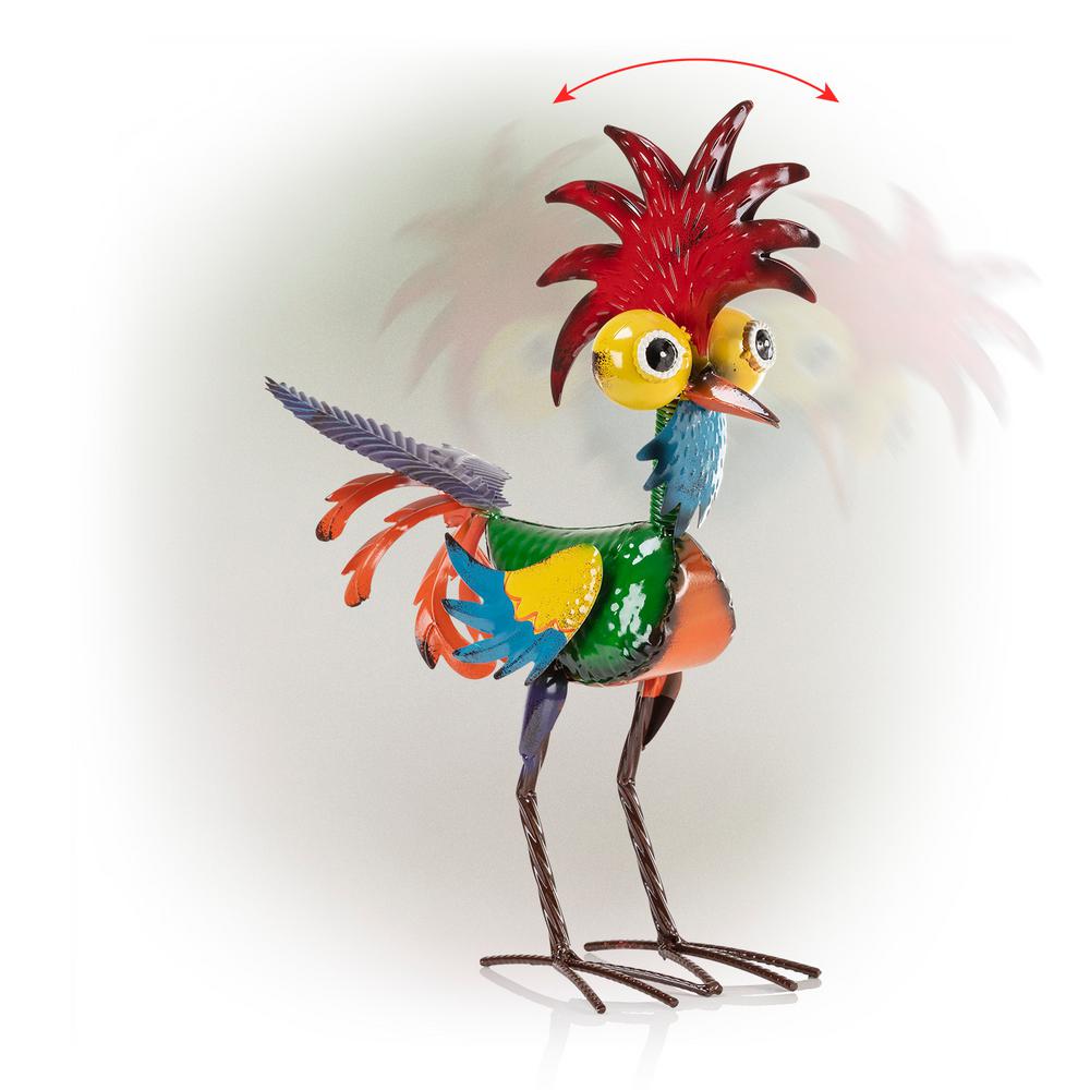 Wacky Tropical Metal Rooster DTcor