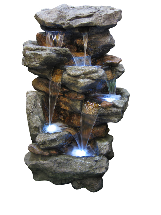 Rainforest Waterfall Fountain LED Lights