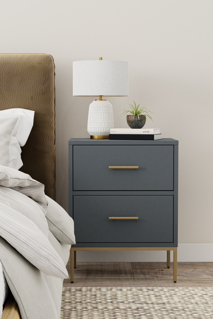 Madelyn Two Drawer Nightstand