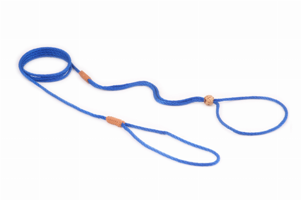 Alvalley Nylon Adjustable Loop Lead - 52in x 1/16 or 2 mmDeep Blue