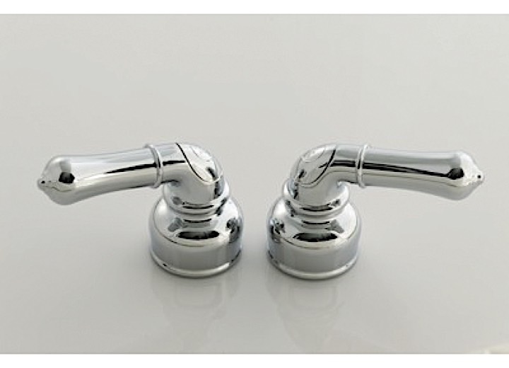 Hot & Cold Chrome Teapot Hdl Pair F/ Empire Faucets