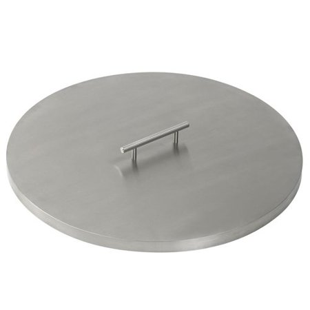 Stainless Steel Cover for 19" Round Drop-In Fire Pit Pan