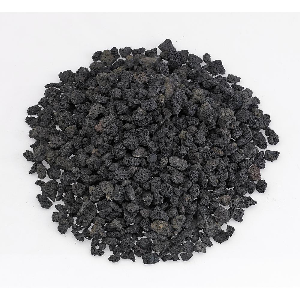 Small Black Lava Rock (1/4" - 1/2") 10 lb Bag
