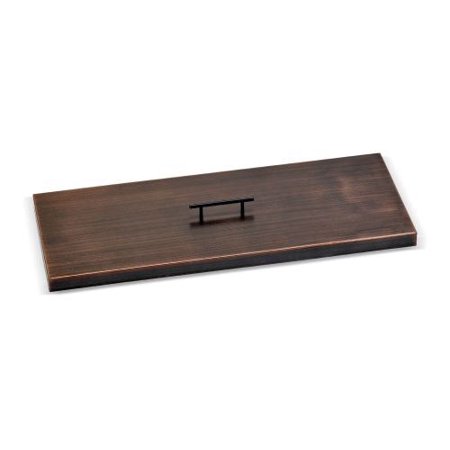 Cover for (OB-SS-AFPP-30) 30" x 10" Rectangular Drop-In Fire Pit Pan, Oil Rubbed Bronze