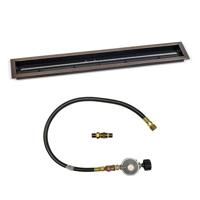 48"x 6" Linear Channel Drop-In Pan with Spark Ignition Kit - Propane