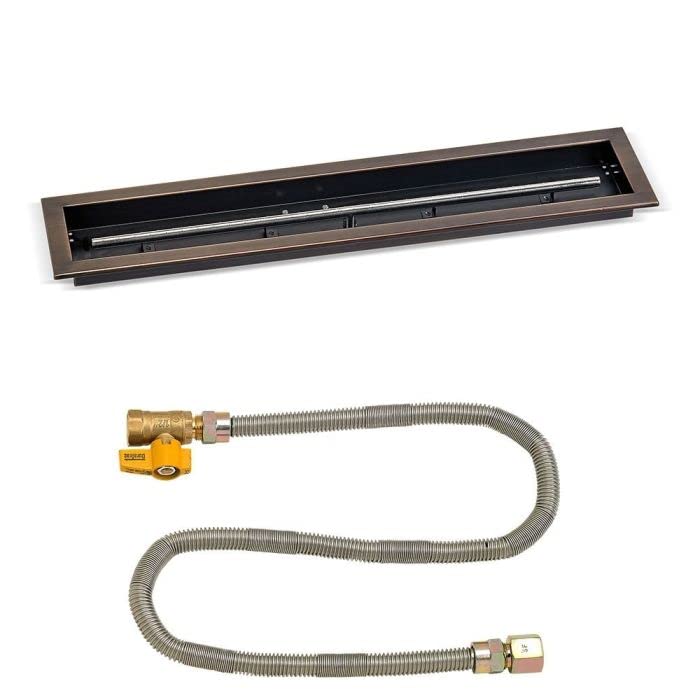36"x 6" Linear Drop-In Pan with Match Light Kit - Natural Gas
