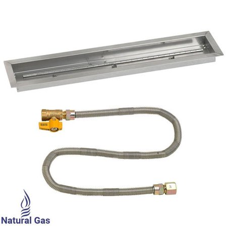 36" x 6" Linear Drop-In Pan with Match Lite Kit -Natural Gas
