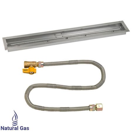 48" x 6" Linear Drop-In Pan with Match Lite Kit -Natural Gas