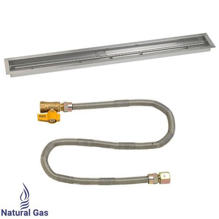 60" x 6" Linear Drop-In Pan with Match Lite Kit -Natural Gas