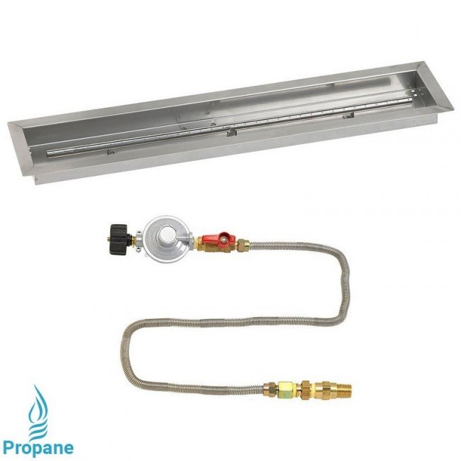 36" x 6" Linear Drop-In Pan with Match Lite Kit - Propane