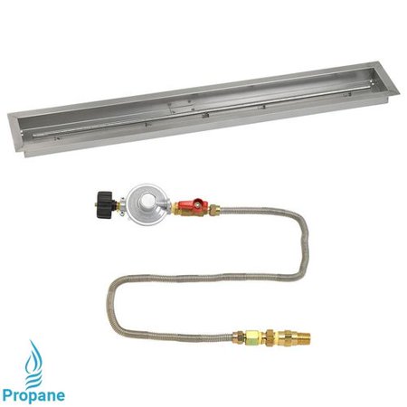 48" x 6" Linear Drop-In Pan with Match Lite Kit - Propane