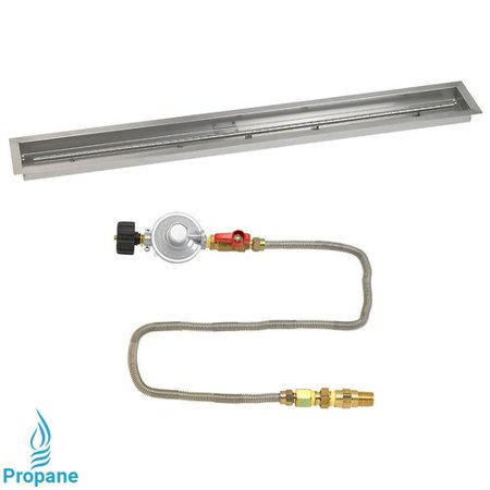 60" x 6" Linear Drop-In Pan with Match Lite Kit - Propane