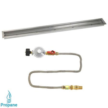 72" x 6" Linear Drop-In Pan with Match Lite Kit - Propane