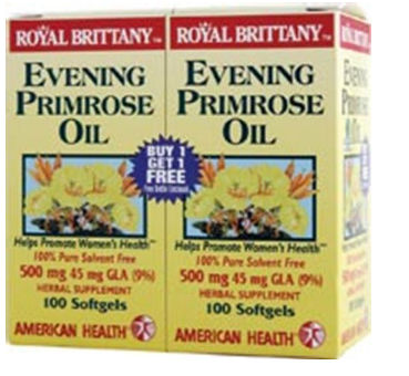 American Health Royal Brittany Evening Primrose Oil 100+(100 Softgels)