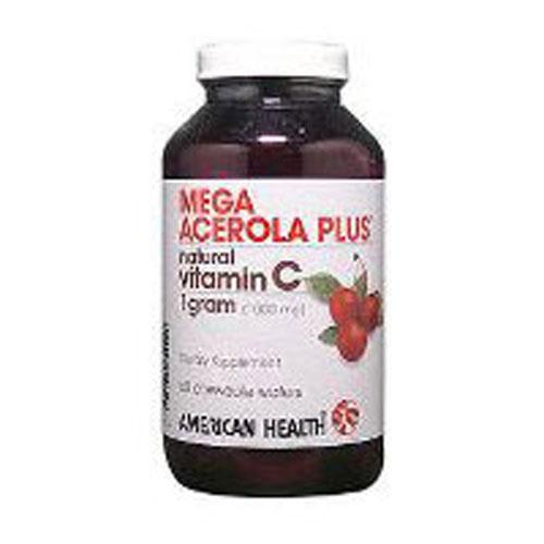American Health Mega Acerola Plus Natural Berry (1x60 Chewable Wafers)