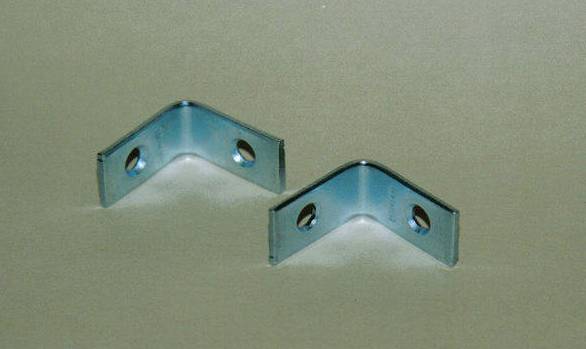 Clips, Set of 2 L-shaped Mounting Clips for Unframed EXIT Sign