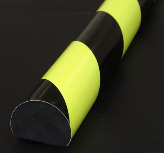 Type C Flat Surface Protection Foam Guard - Black Fluorescent/Photoluminescent