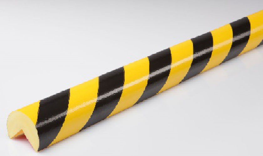 Type A+ THICKER, Corner Protection Foam Guard - Black/Yellow