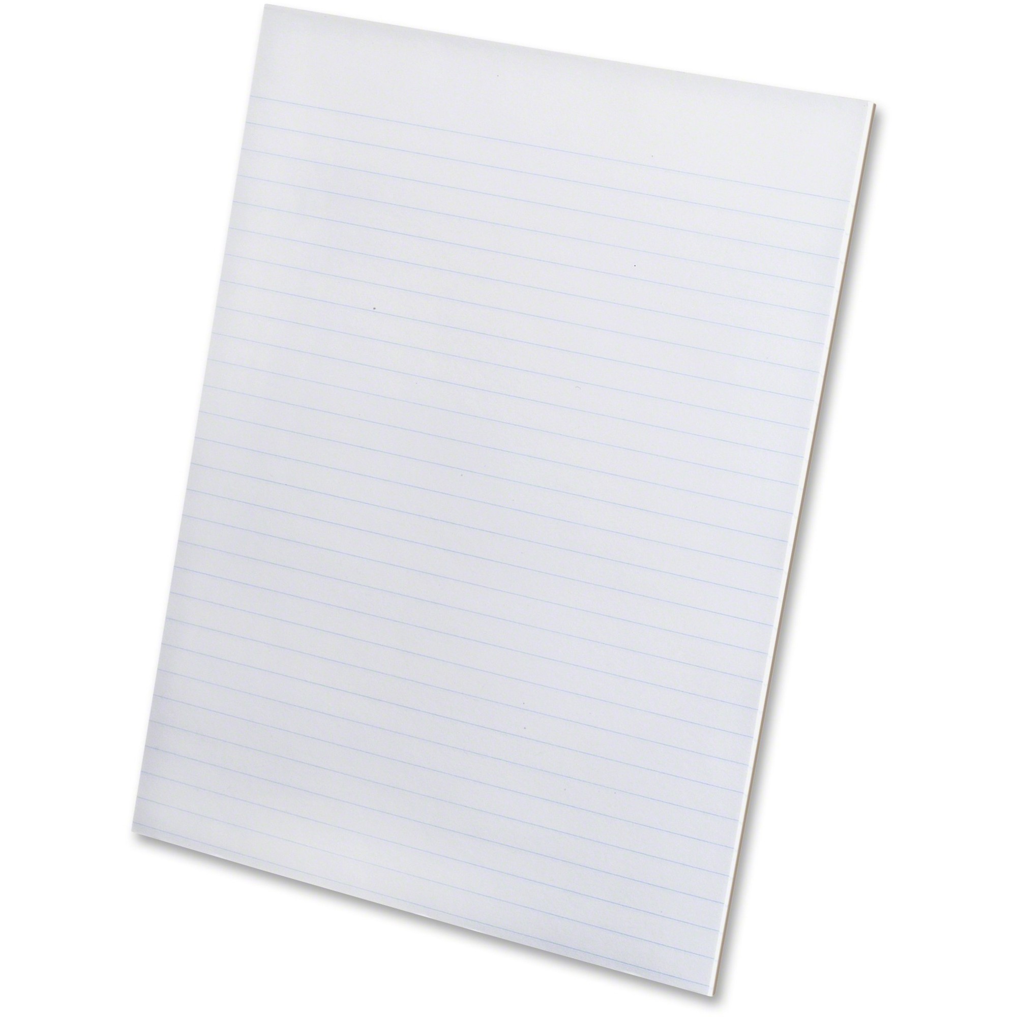 Ampad Glue Top Writing Pads - Letter - 50 Sheets - Glue - 15 lb Basis Weight - Letter - 8 1/2" x 11" - 11" x 8.5" x 0.2" - White
