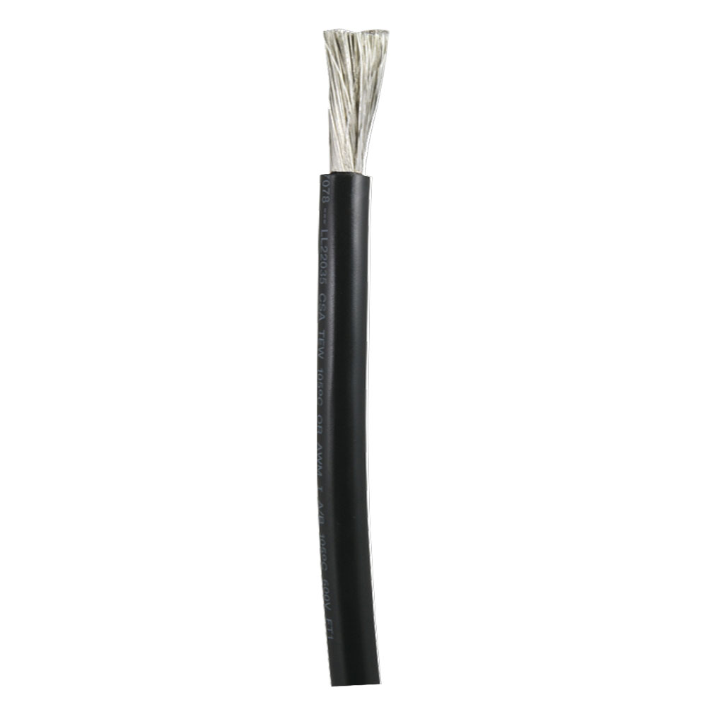 Ancor Black 4/0 AWG Battery Cable - Sold by the Foot