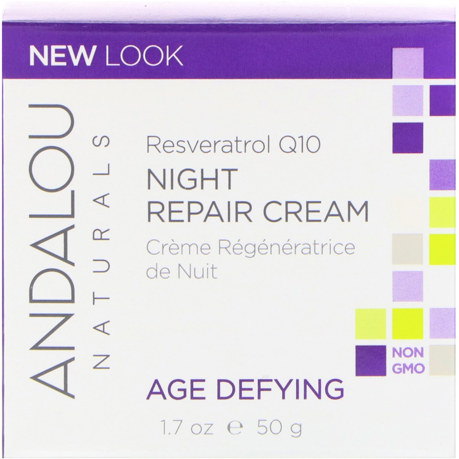 Andalou Naturals Fruit Stem Cell Night Repair Cream (1x1.7 Oz)