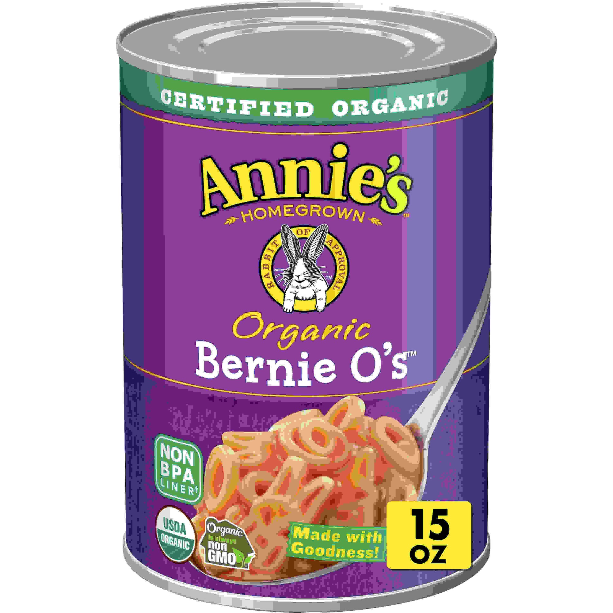 Annie's Homegrown Bernie O's With Tomato & Cheese (12x15 Oz)