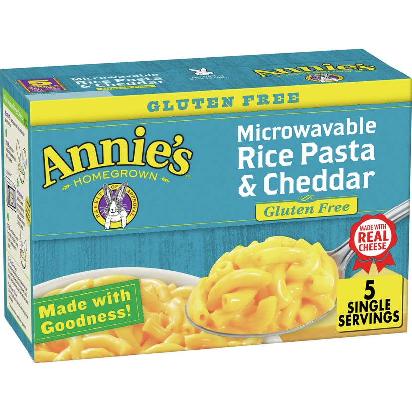 Annie's Homegrown Rice Pasta & Wisconsin Cheddar Mac & Cheese (6x10.7 Oz)