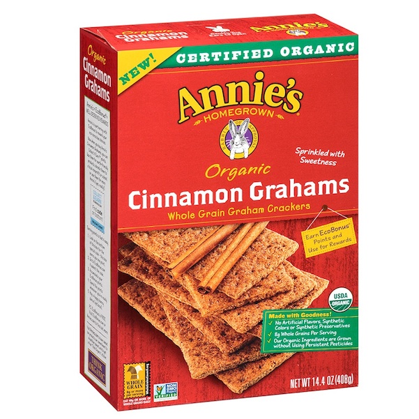 Annie's Homegrown Cinnamon Grah Crakers (12x14.4OZ )
