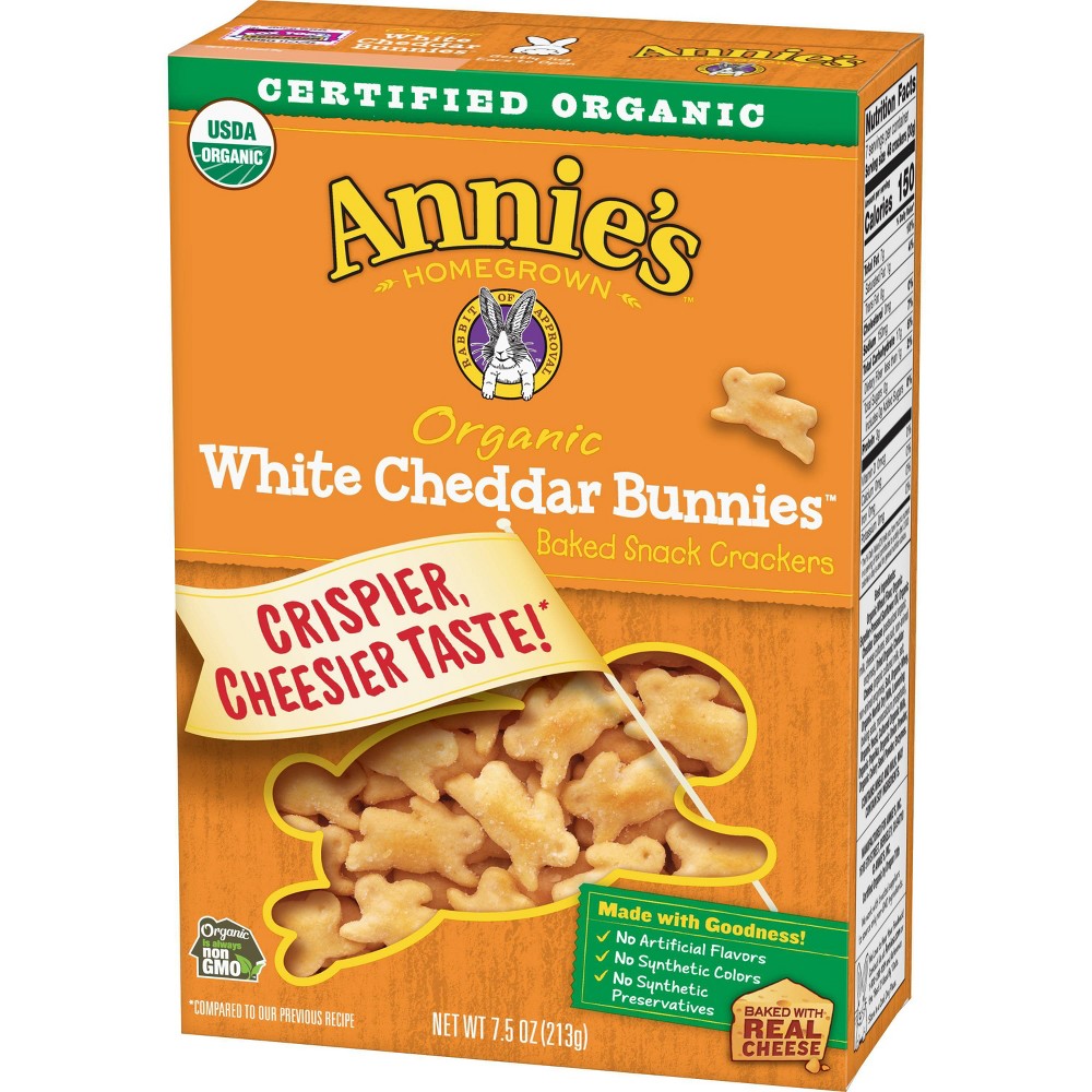 Annie's Homegrown White Cheddar Bunny Cracker (12x75 Oz)