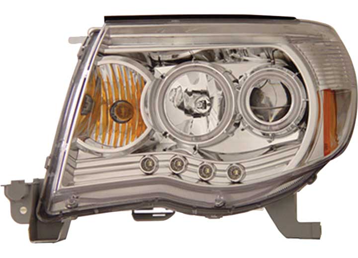 05-11 TACOMA CHROME CLEAR PROJECTOR WITH HALOS HEADLIGHTS DRIVER/PASSENGER