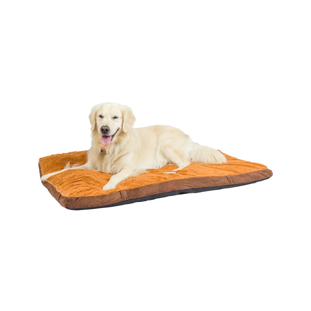 Armarkat Model M05HKF/ZS-XL Extra Large Pet Bed Mat with Poly Fill Cushion in Mocha & Earth Brown