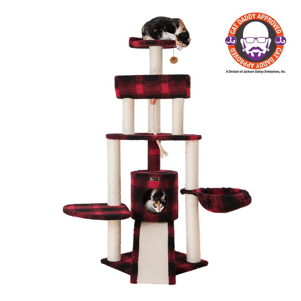 Armarkat Classic Real Wood Cat Tree Four Levels