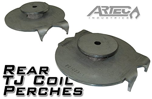 REAR TJ COIL PERCHES AND RETAINERS (PAIR)