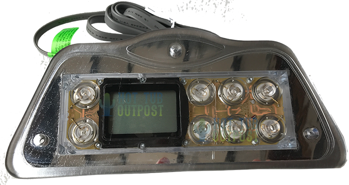 Spaside Control, Artesian (Balboa) 8000D Island, Deluxe Digital, 8-Button, LCD, Less Overlay(s)