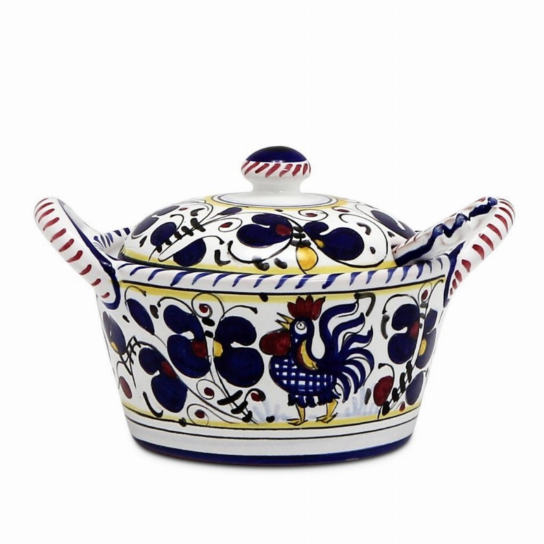 Orvieto Rooster Butter Tray & Cheese Bowls