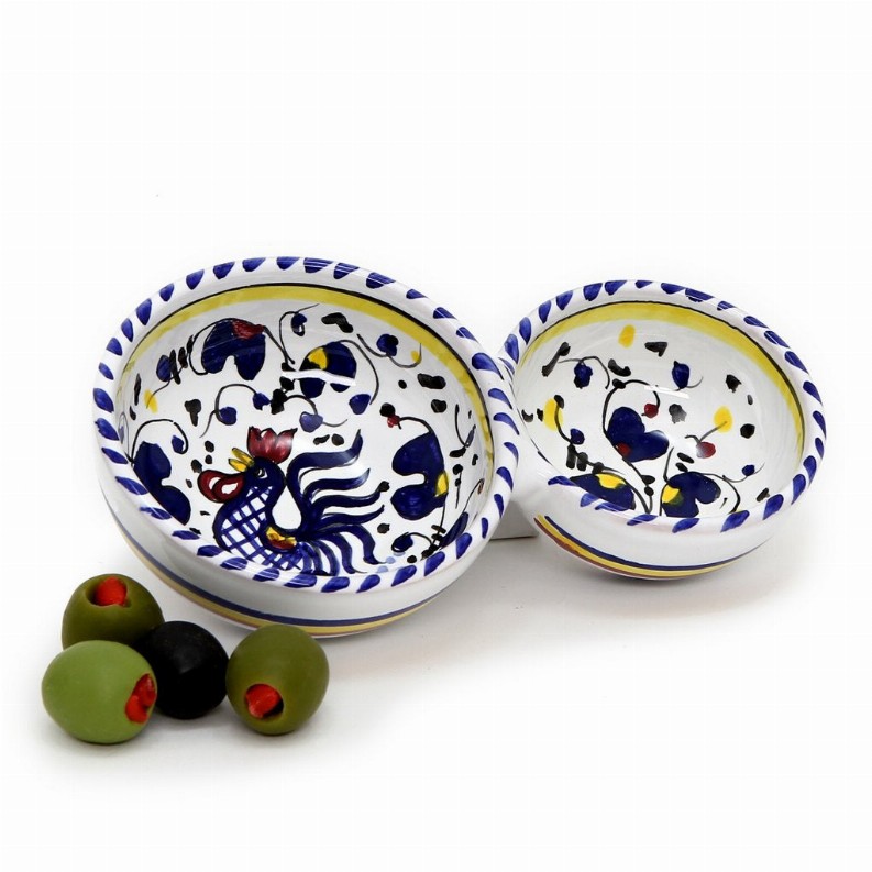 Orvieto Rooster Condiment & Dipping Bowls