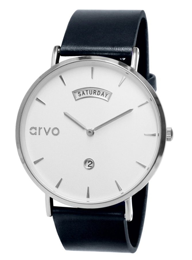 Arvo Awristacrat Watch - SilverMarino Blue